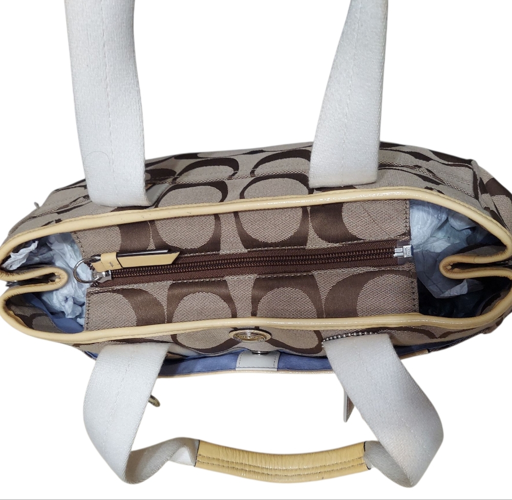 Coach Peyton East West Convertable Tote EUC No F14878 - Picture 10 of 12